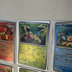 Pokemon TCG Paradox Rift Reverse Holo Simisear Simisage Simipour Pansear Pansage - Image 4