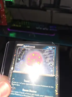 TRIPLE SWIRL 🌀 Spiritomb 129/198 Cosmos Holo Exclusive - Pokemon TCG NM - Image 3
