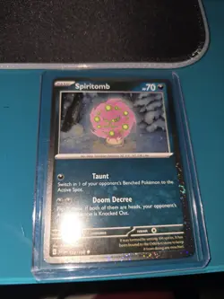 TRIPLE SWIRL 🌀 Spiritomb 129/198 Cosmos Holo Exclusive - Pokemon TCG NM - Image 4