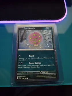 TRIPLE SWIRL 🌀 Spiritomb 129/198 Cosmos Holo Exclusive - Pokemon TCG NM - Image 5