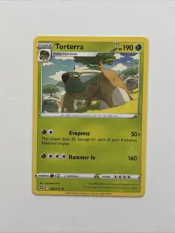Torterra 008/172 Brilliant Stars non holo variant Pokemon TCG NM F - Image 1