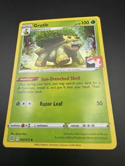 Grotle Prize Pack Series 3 Cosmos Holo Play! Pokemon Stamped Promo 007/172 - LP - Image 4
