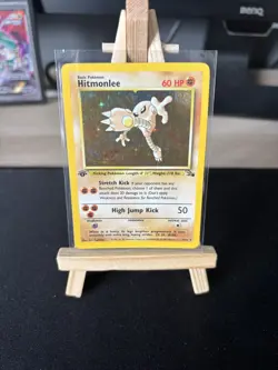 Pokemon WOTC Fossil 1st Edition Hitmonlee HOLO 7/62 - Image 3