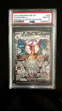 Pokemon TCG - Charizard EX 223/197 - Obsidian Flames - SIR - PSA 10 - Image 1