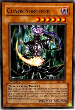 Card Chaos Sorcerer IOC-023 1st Edition COMMON YuGiOh TCG Card - Image 1