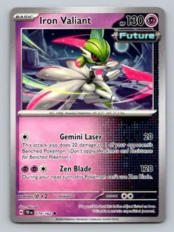 2024 Pokemon Card SV05: Temporal Forces Iron Valiant 79/162 - Image 1