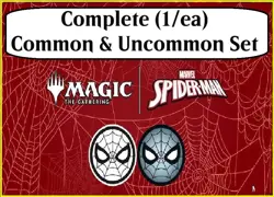 MARVEL SPIDER-MAN - Complete Common & Uncommon Set (x1/ea) + TOKENS NM MTG - Image 1
