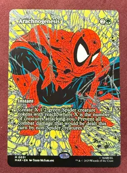 2025 Magic MTG Marvel's Universe Eternal Arachnogenesis Borderless M0031 - Image 1