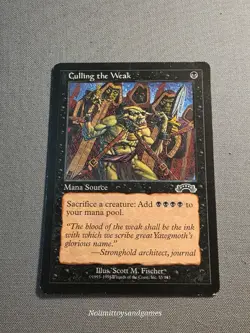 MTG Exodus Culling the Weak #55 Magic The Gathering Common Free Shipping - Image 1