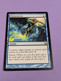 MTG Magic: Commander 2011: Flusterstorm #46/318 Rare - NM - Image 1