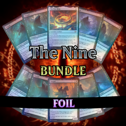 FOIL - The Nine Bundle (Nine Nazgul & The One Ring) - Custom MTG Card - Image 1