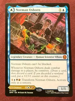 2025 Magic MTG Marvel's Spider-Man Norman Osborn Green Goblin M0039 SPM - Image 1