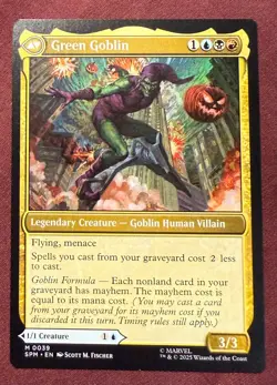 2025 Magic MTG Marvel's Spider-Man Norman Osborn Green Goblin M0039 SPM - Image 2