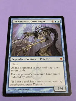 MTG Magic: New Phyrexia: Jin-Gitaxias, Core Augur #37/175 Mythic - NM - Image 1