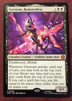 2025 Magic MTG Marvel's Spider-Man Gwenom, Remorseless M0056 SPM - Image 1