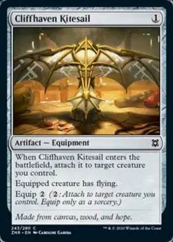 Cliffhaven Kitesail -Foil Light Play MTG Zendikar Rising - Image 1