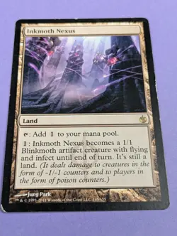 MTG Magic: Mirrodin Besieged: Inkmoth Nexus #145/155 Rare - LP - Image 1