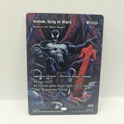 Venom, King in Black NM Borderless #22 MTG Marvel Universe - Image 1