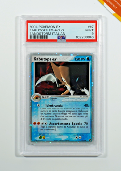 Pokemon PSA 9 Kabutops #97 Holo Ex Sandstorm 2004 Italiano - Image 1