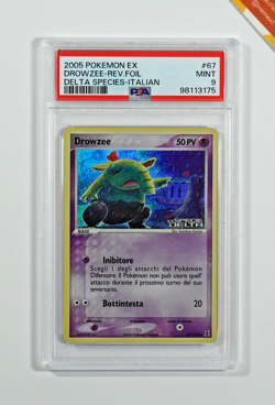 Pokemon PSA 9 Drowzee #67 Delta Species 2005 Italiano - Image 1