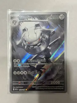 Steelix 150/132 Illustration Rare Pokemon Mega Evolution NM/M MINT In-Hand - Image 1