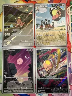 Lot Of 4 - Pokemon TCG Illustration Rare Cards Assortment SEE PHOTOS NEW NM IR - Image 1
