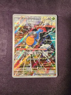 Pokemon Black Bolt Karrablast Illustration Rare Card 094/086 TCG - Image 1