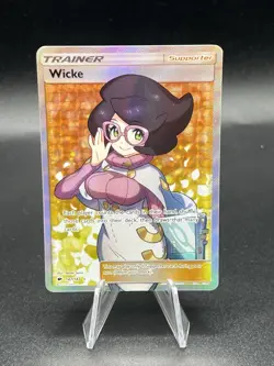Pokemon Card Wicke 147/147 Burning Shadows Full Art Trainer Ultra Rare NM AA3 - Image 1