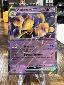 Alakazam EX 050 Scarlet & Violet Promo Holo Card No Star Variant Error - Image 1