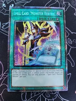 Spell Card "Monster Reborn" MP25-EN006 2025 Mega-Pack 1st Edition Starlight Rare - Image 1