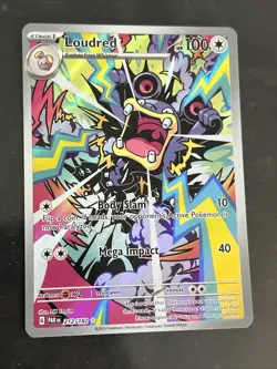 Pokemon Cards Loudred 212/182 Illustration Rare Paradox Rift - (NM) - Image 1