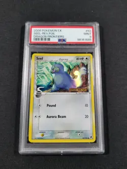 Pokemon Card Reverse Holo Seel 62/101 PSA 9 MINT ex Dragon Frontiers - Image 1