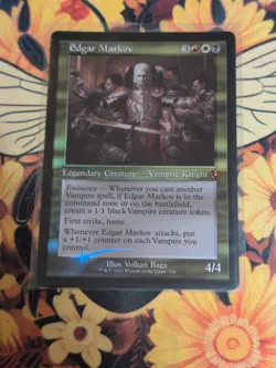 1x Foil Retro Frame Edgar Markov Magic The Gathering Mythic - Image 1