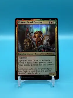 Kraven, Proud Predator - Marvel’s Spider-Man (SPM) - MTG - FOIL - NM - Image 1