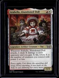 Arabella, Abandoned Doll - 208 - DSK - NM - MTG Magic the Gathering - Image 1