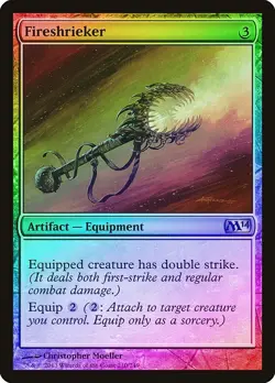 Fireshrieker FOIL Magic 2014 / M14 NM Artifact Uncommon MAGIC - Image 1