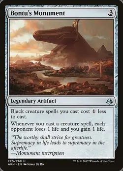 Bontu's Monument 1x MtG Amonkhet PLAYED - Image 1
