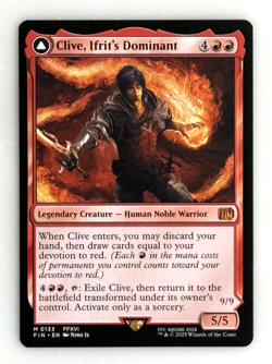 MTG Magic The Gathering 0133 Clive, Ifrit's Dominant Final Fantasy - Image 1