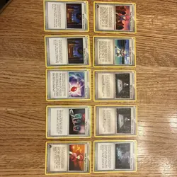 Vintage Pokemon Lot Of 10 Trainer Cards - Image 1