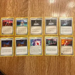 Vintage Pokemon Lot Of 10 Trainer Cards - Image 2