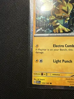 Pokemon Tcg 151 Electabuzz Promos Both HD Cosmo And Pixel Holo With Swirls - Image 3