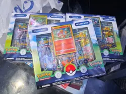 X3 Pokemon TCG: Pokemon Go Pin Collection - Charmander Squirtle Bulbasaur SET - Image 1
