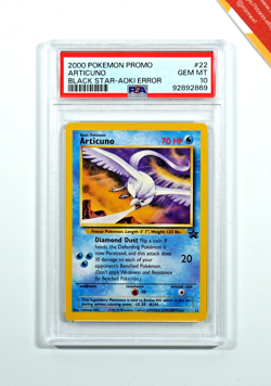 Pokemon PSA 10 Articuno #022 Promo Black Star Aoki Error 2000 English - Image 1