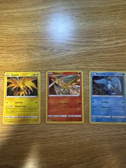 Pokemon Zapdos 48/185 Articuno 036/195 Moltres 021/172 Cosmos Holo Promo Set NM - Image 1