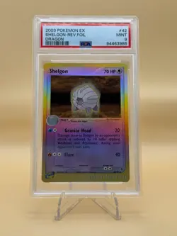 2003 Shelgon EX Dragon Reverse Holo #42 Graded [PSA 9 Mint] Pokemon TCG - Image 1