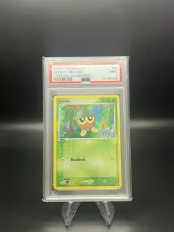 2006 POKEMON SEEDOT REVERSE HOLO CRYSTAL GUARDIANS STAMP #60 PSA 9 - Image 1