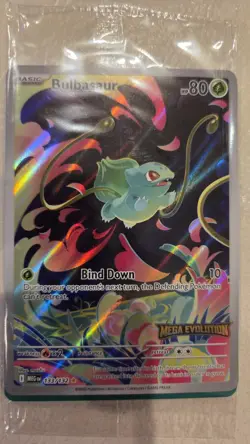 Bulbasaur 133/132 Full Art - Pokemon Mega Evolutions - STAMPED PROMO - Image 1