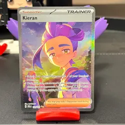 Pokemon 2025 Kieran 174/131 Prismatic Evolutions - PRE EN SIR - FREE SHIPPING! - Image 1