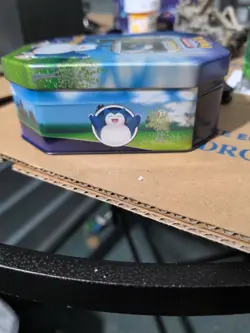 Pokemon TCG Pokemon Go SNORLAX Gift Tin Factory Sealed - 4 Booster Packs PoGo - Image 4