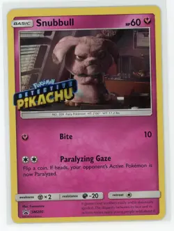 Pokemon TCG - Snubbull SM200 - Sun & Moon Promos - Stamped Holo - Image 1